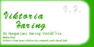 viktoria haring business card